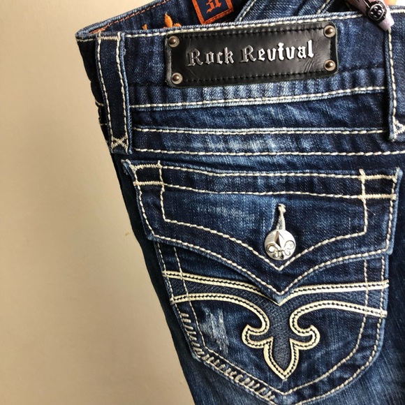 Rock Revival JenBoot Leg Jeans 31 - Picture 5 of 8